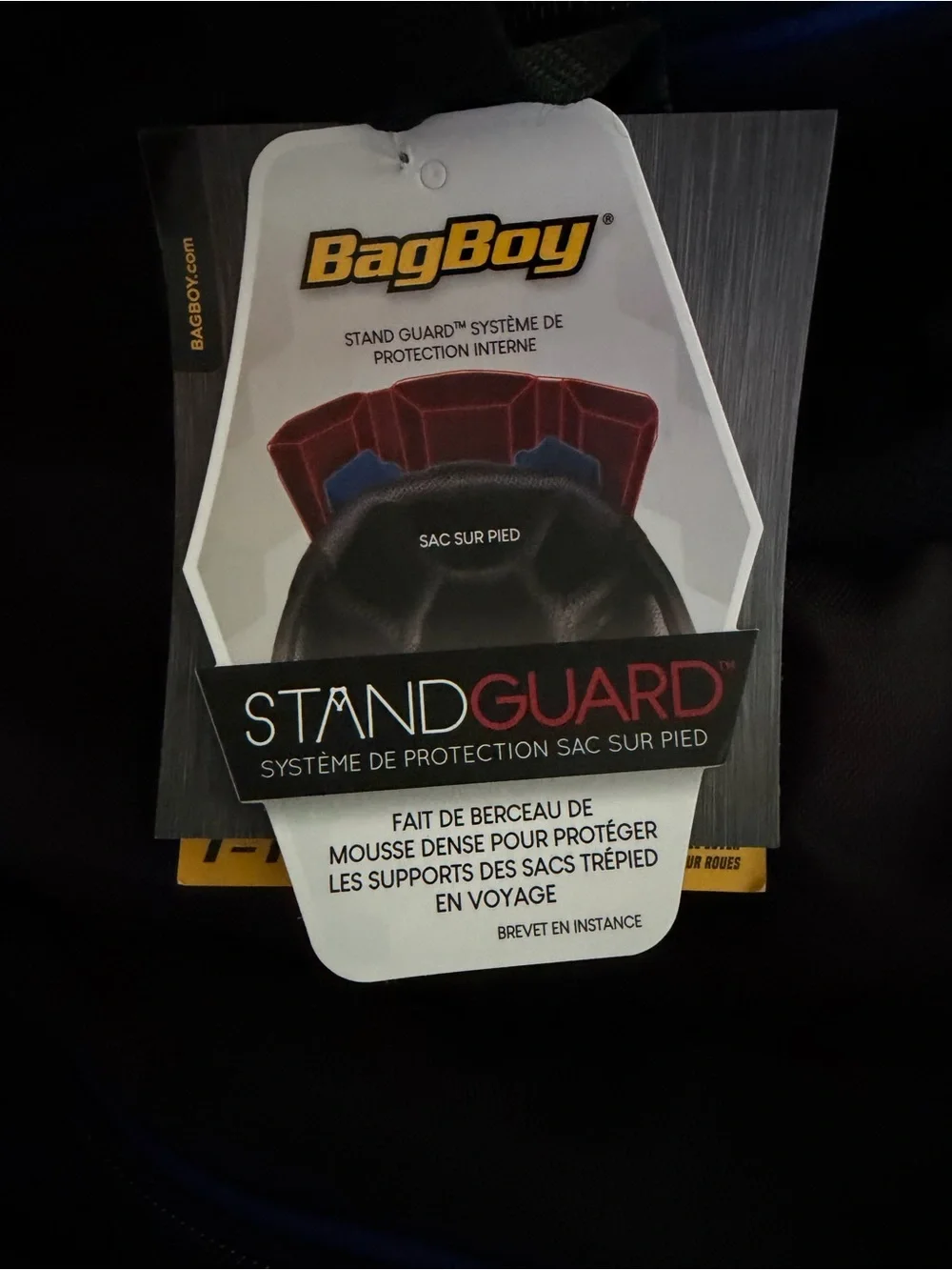 BagBoy T-10 Travel Cover in Black with Blue Trim